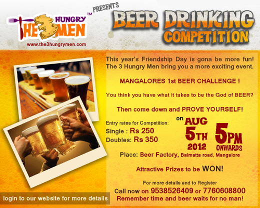 Beer Drinking Competition, Mangalore